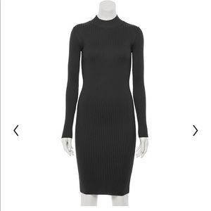 Candies black sweater dress